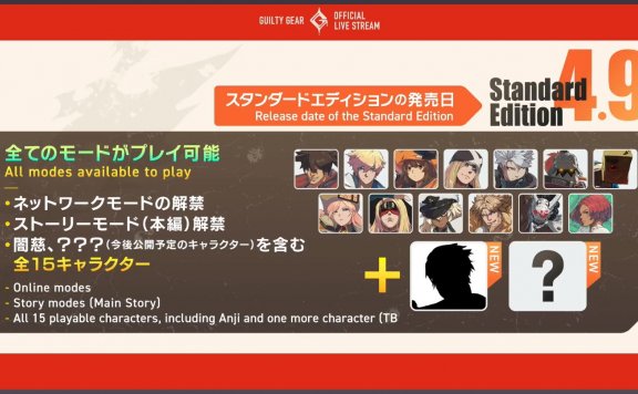 格斗游戏《罪恶装备:STRIVE》2021年4月9日正式发售!