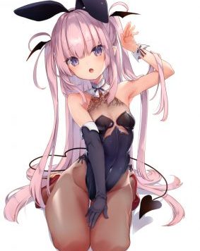 每日好图：~萌萌小恶魔系少女~【画师：玉之けだま】