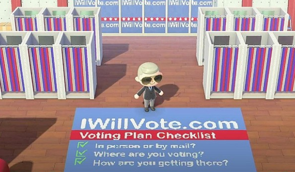 美国总统候选人拜登团队在《动物森友会》推出“拜登总部”