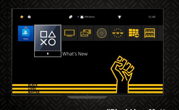 PS4美服欧服发布免费主题“BLM”（黑命贵）