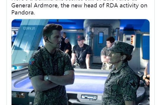 《阿凡达2》官方发布新剧照,将军登场!