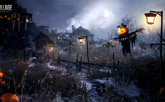 《生化危机8》官方万圣节壁纸公布