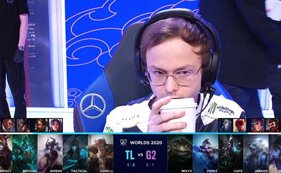 英雄联盟S10文字战报：G2击败TL复仇成功