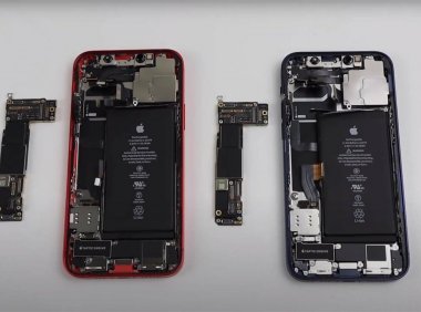 两台iPhone12互换主板后：N多功能被锁定 几乎“报废”