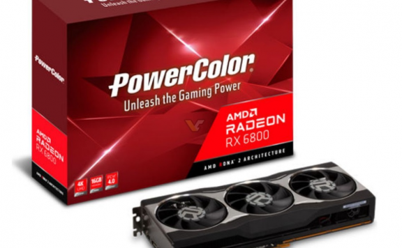 华擎、撼讯发布AMD RX 6800系显卡，采用公版设计