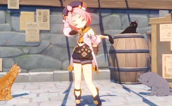 《原神》1.1新4星人物——“猫娘”迪奥娜