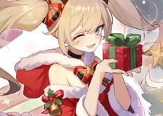 原神：芭芭拉 圣诞快乐！【官方插画】