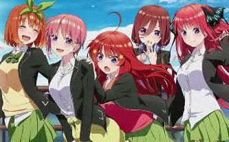 TV动画《五等分的新娘∬》中野五姐妹角色PV合集公布