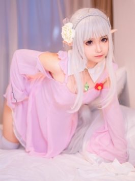 [蠢沫沫]福利写真集·艾米莉亚的睡衣[40P]