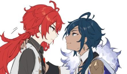 午安原神人：原神同人图#男场#迪卢克/凯亚/公子/钟离/魈【12月18日新】