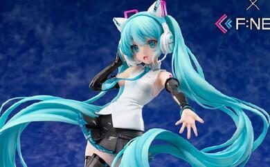 【妖舞YOWU×F:NEX】猫耳耳机 初音ミク1/7 手办 开始预约