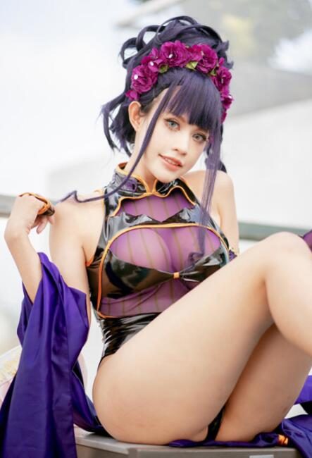 【Fate/Grand Order 紫式部COS】pingping【泳装2套50P】