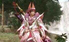 《怪物猎人 崛起》“泡狐龙”套装演示