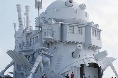 日本吉卜力公园公布新景观：哈尔的移动城堡