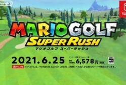 新游《马里奥高尔夫 Super Rush》6月25日登陆NS，支持中文