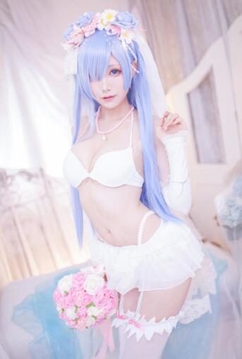 【Mon夢】Re:从零开始的异世界生活 长发雷姆【COS写真集31P】