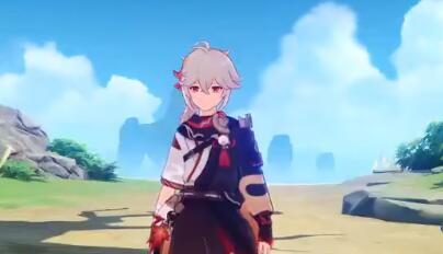 原神内鬼:帅炸!新人物【枫原万叶】元素爆发动画