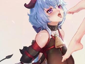 每日好图：二次元足控美图#白丝裸足捆绑拘束【画师ICECAKE】