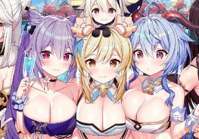 P站二次元美少女插画#晚安原神【210627】