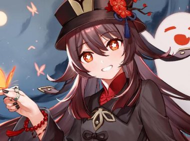 原神：“胡桃” 生日快乐 官方贺图