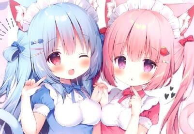 每日好图：超萌萝莉猫娘画集 Moelleux 2【画师：桃豆こまもち】