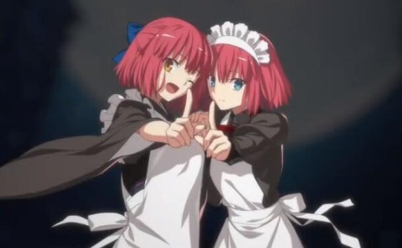 月姬格斗《Melty Blood: TYPE LUMINA》“翡翠&琥珀”角色演示