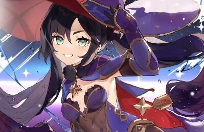 原神:“莫娜” 生日快乐 官方贺图