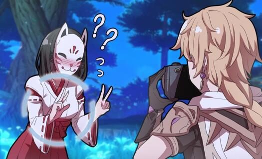 原神稻妻同人图#午安原神【210809】