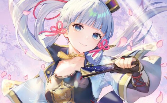 原神:“神里绫华” 生日快乐 官方贺图