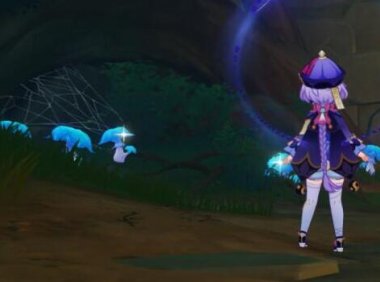 原神攻略：鹤观【幽灵“阿部”的委托】—【知比山采蘑菇】