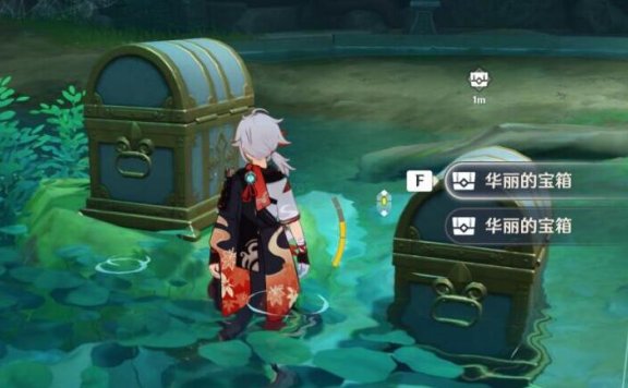 原神攻略：稻妻 鹤观岛—七块石板 大型解密【2个华丽宝箱】