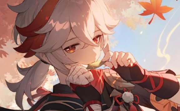 原神:“枫原万叶” 生日快乐 官方贺图