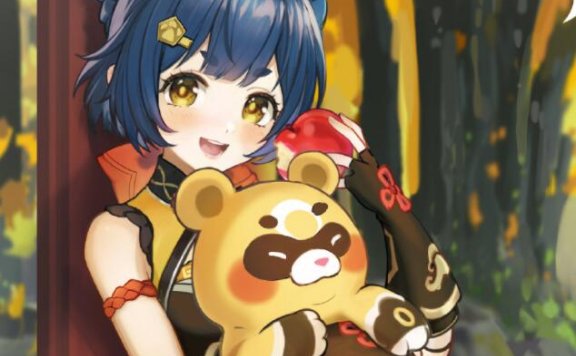 原神:“香菱” 生日快乐 官方贺图