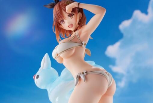 手办模型：《莱莎的炼金工房2》莱莎 白色泳装Ver.  彩色原型公开