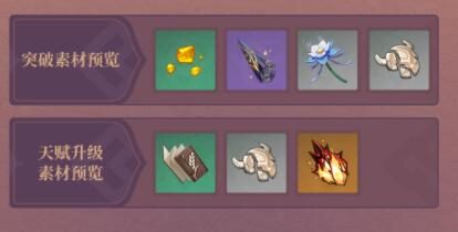 原神2.4：【申鹤】、【云堇】突破与天赋素材一览