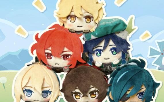 原神周边：原神趴趴玩偶挂件盲盒Vol.1 将于1月28日发售