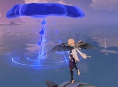 原神2.8攻略:海岛第二天【9个悠悠云阶(蓝色水母)位置】