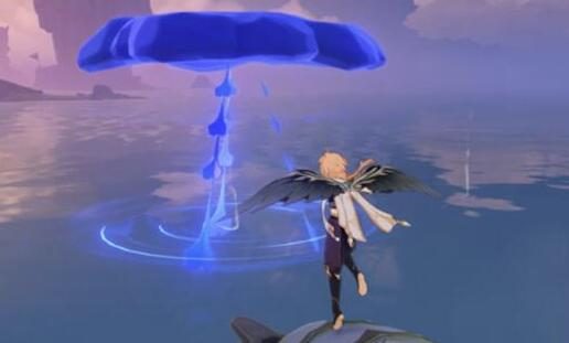 原神2.8攻略：海岛第二天【9个悠悠云阶（蓝色水母）位置】