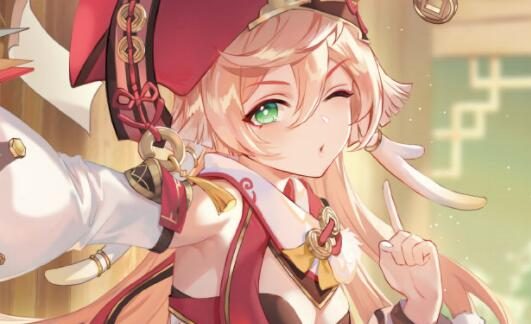 原神:“烟绯”  生日快乐 官方贺图