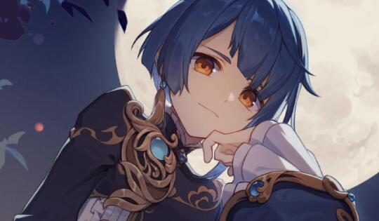 原神：“行秋” 生日快乐 官方贺图