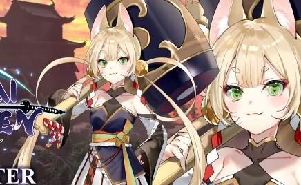 美少女动作游戏《武士少女》角色演示 “狐美魅篇”,12月1日发售