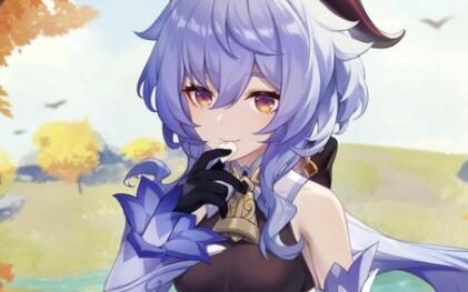 原神：“甘雨” 生日快乐 官方贺图