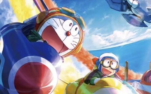 电影《哆啦A梦 ：大雄与天空的理想乡》最新海报公开，23年3月上映