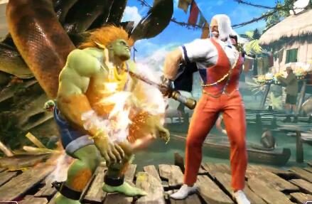 《街头霸王6》新角色对战演示公布:“布兰卡 VS JP”