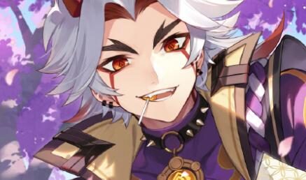 原神:2023 白色情人节 官方贺图 【荒泷一斗 ver.】