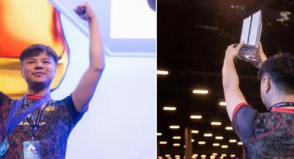 EVO 2023:《拳皇15》总决赛,中国选手“小孩”曾卓君获得冠军