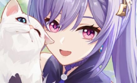 原神：“刻晴” 生日快乐 官方贺图